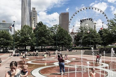Excursão a pé autoguiada final em Atlanta com City Pass opcional